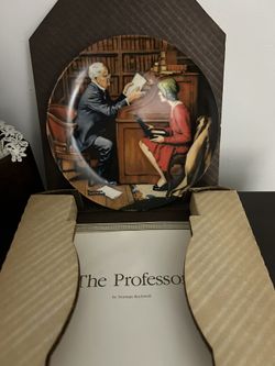 Vintage 1986 Edwin M Knowles titled "The Professor".