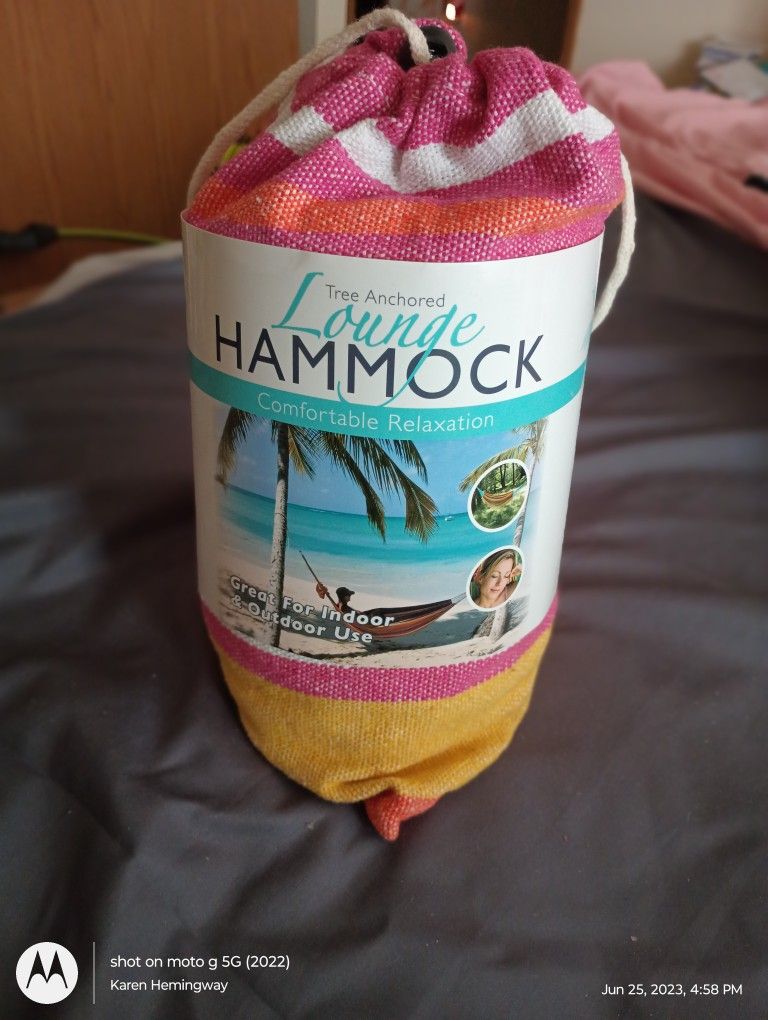 Indoor/Outdoor Hammock (Brand New)