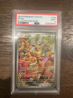 Pokemon PSA 9 Eevee Twilight Masquerade