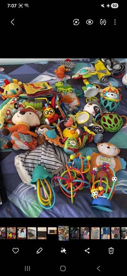 Bag of Baby Toys