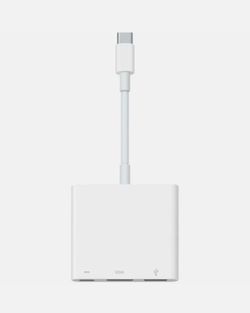 Apple media adapter type c to hdmi. USB.