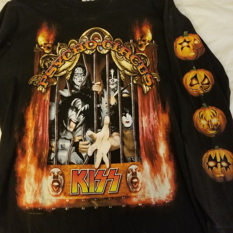 KISS 1998 Halloween At Dodger Stadium Vintage Shirt