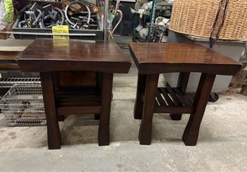 Solid Wood Side Tables -2