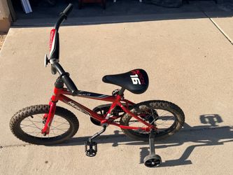 Huffy 16" Rock It Kids' Red Bike Fits Riders 42" - 48"