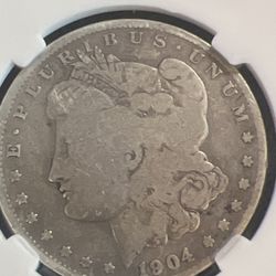 1904-s Morgan Silver Dollar 