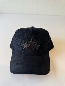 3 Star flame black barba hat