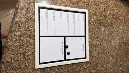 Weekly Dry Erase Whiteboard Planner