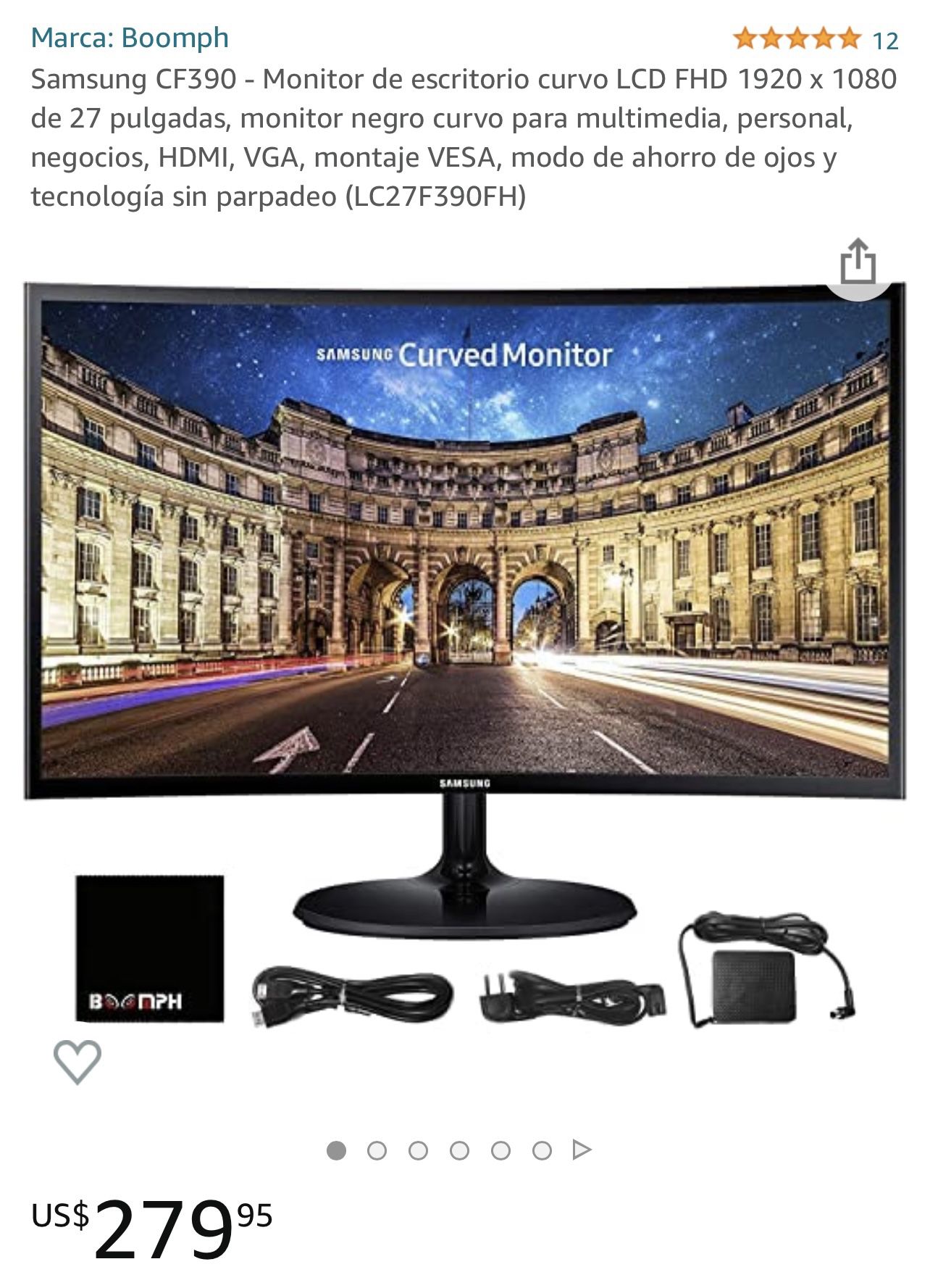 Curved Monitor 27 In Samsung 