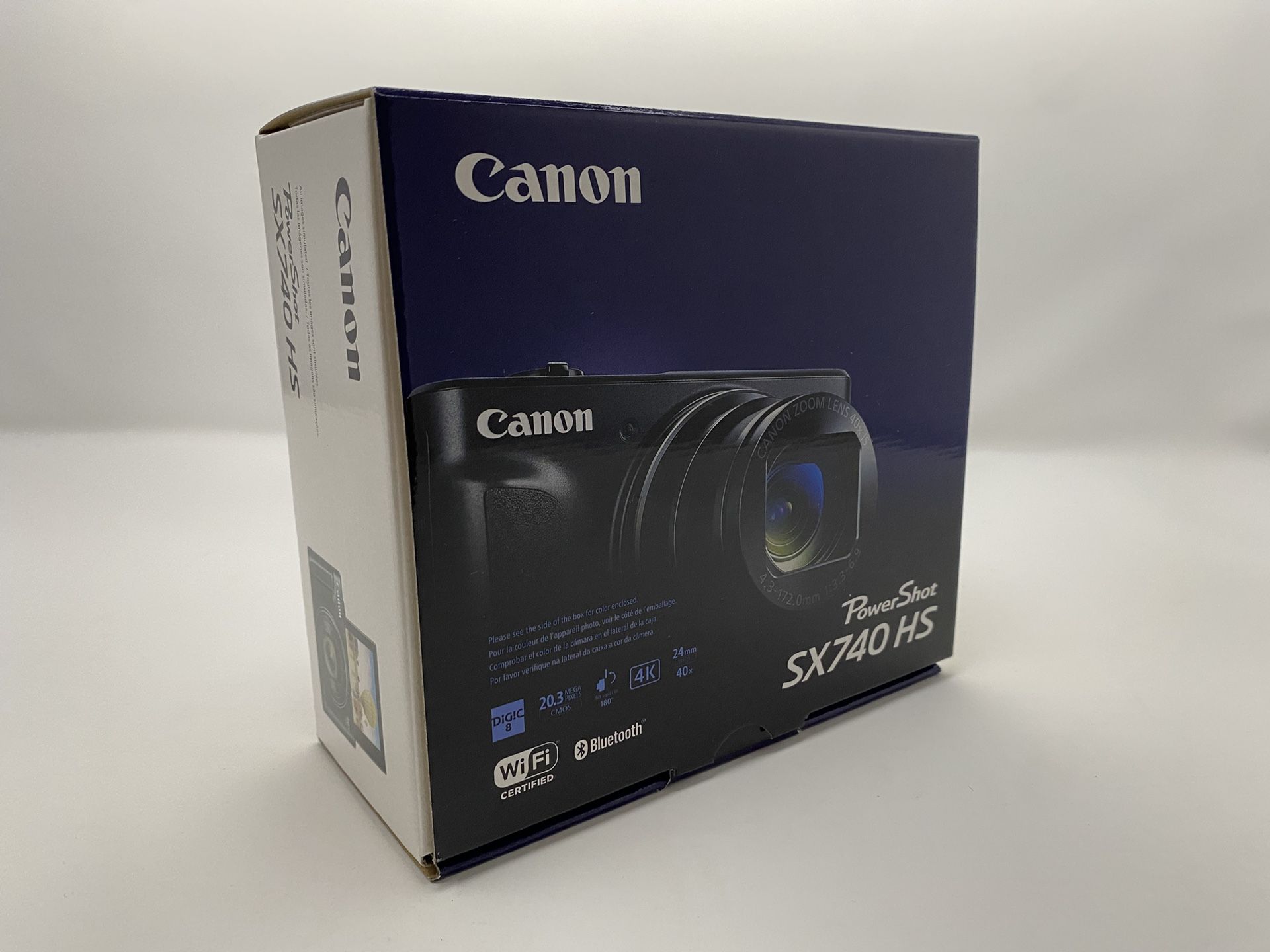 Canon - Powershot SX740 HS 20.3-Megapixel Digital Camera - Black
