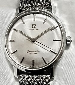 VINTAGE OMEGA SEAMASTER DEVILLE SWISS AUTO JB CHAMPION BRACELET GREAT GIFT