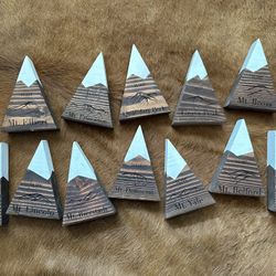 14er Mountain Table Numbers - Wedding