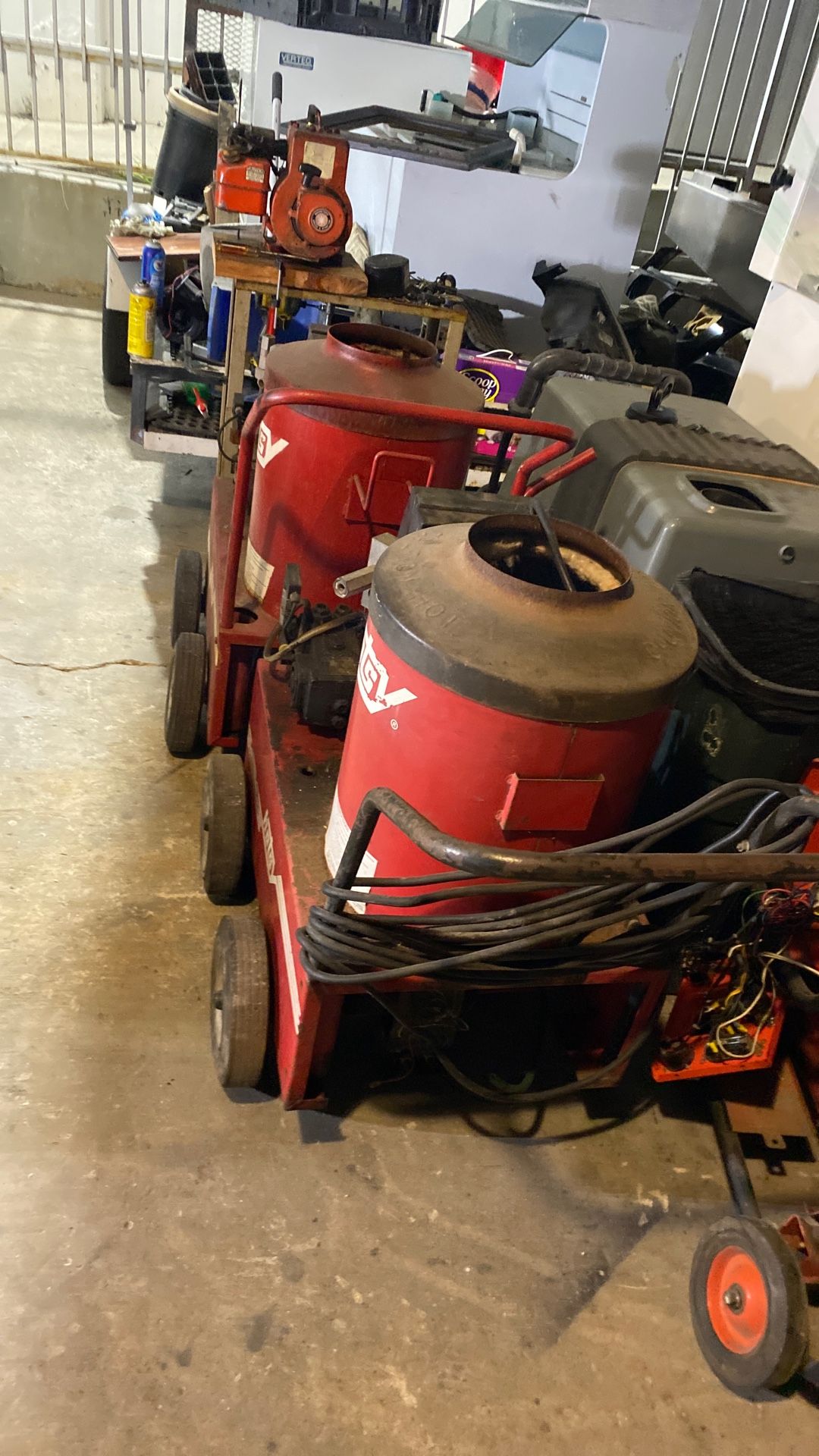 Two Hotsy Pressure Washers For Parts