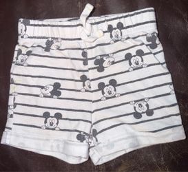 Disney Jumping Beans Mickey Mouse Striped Shorts Baby Boy 9M