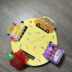 School Themed Hair Clips