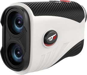 Brand new in box Golf Rangefinder with Slope On/Off - 1200 Yards 7X Magnification Flag Pole Lock with Vibration, Rechargeable Battery with Magnetic St