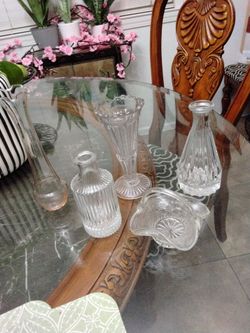 GLASS DECOR 5 PIECES