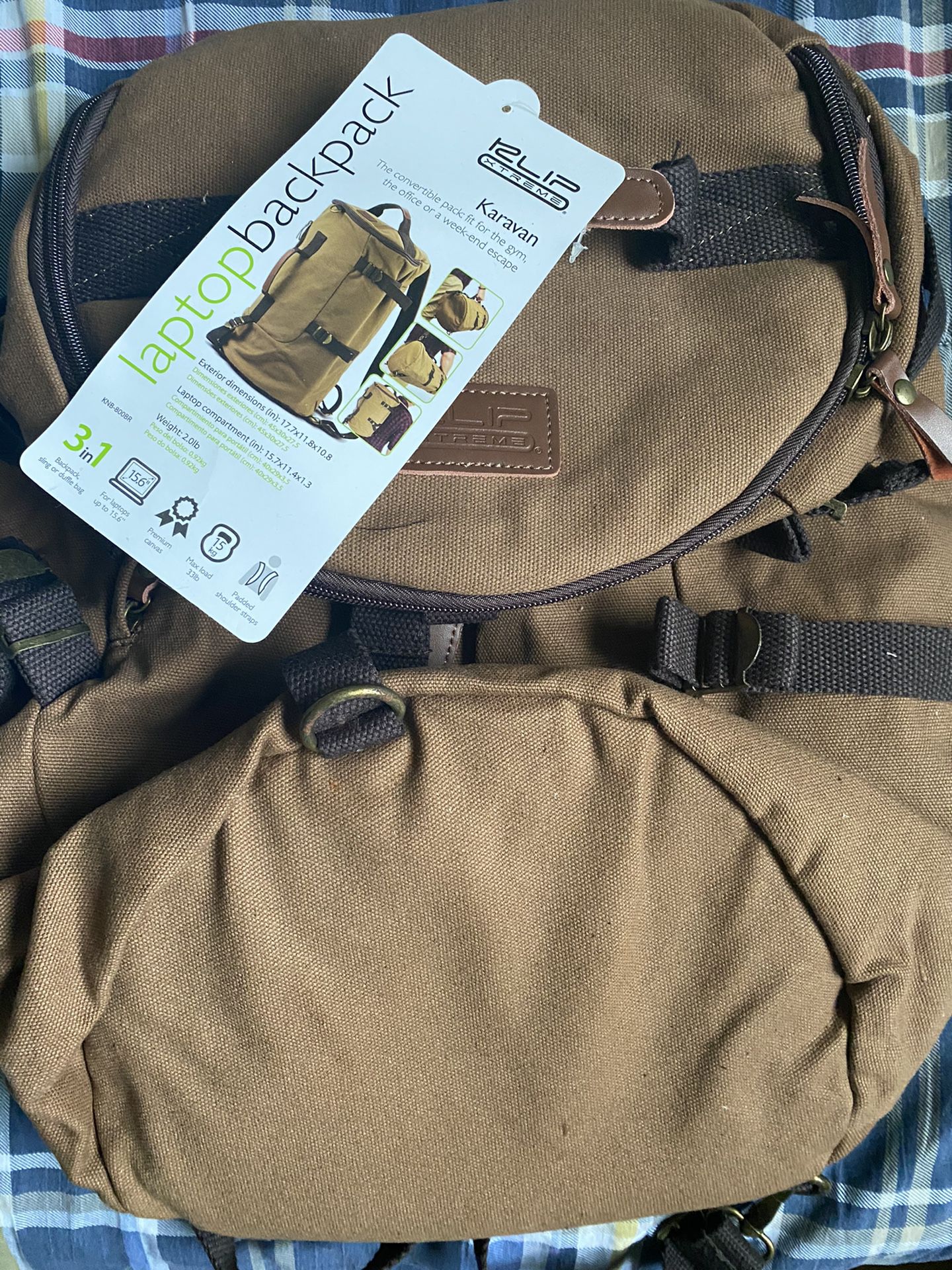 Laptop Backpack/ Duffel Bag/ HandBag