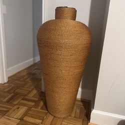 Handcrafted clay vase