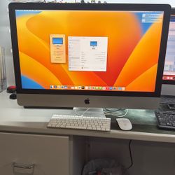 27in iMac 2017 3.5ghz i5, 8gb Ram, 1TB HD