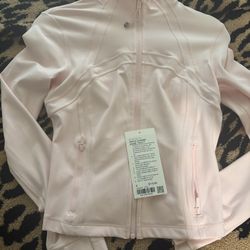 Lululemon Define Cropped Jacket Bay Pink 