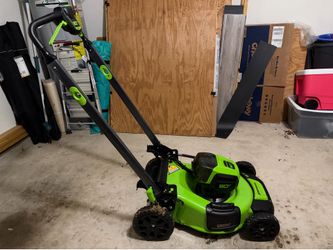 Green works electric mower 80v