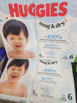 Huggies diapers.