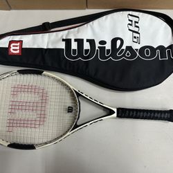 WILSON Hyper HAMMER H6 Carbon Matrix Tennis Racket Racquet 4-1/2" Grip W/ Case