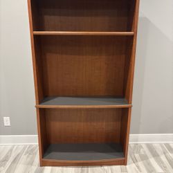 Modern Cherry Wood Bookshelf