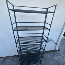 Quality Iron Folding Bookshelves from the Container Store