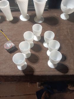 Fenton Mike Glass.    7______ 51/2. X3" Glasses