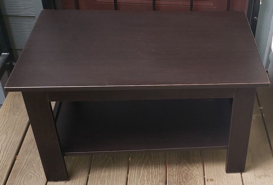 Ikea Nodeland Brown Wood Coffee Table
