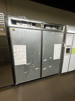 SUB ZERO 72”WIDE PANEL READY BUILT IN REFRIGERATOR/FREEZER