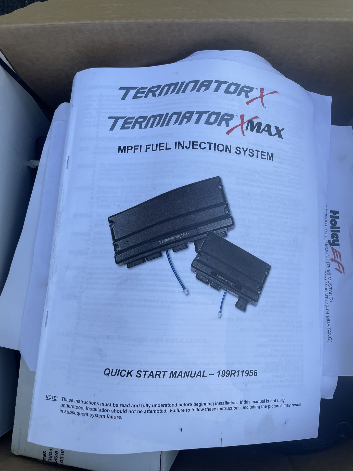 Holley Terminator X Ford Efi And More
