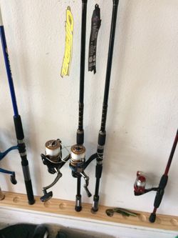 (2) FISHING RODS. BRAND NEW