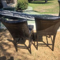 Leathers chairs