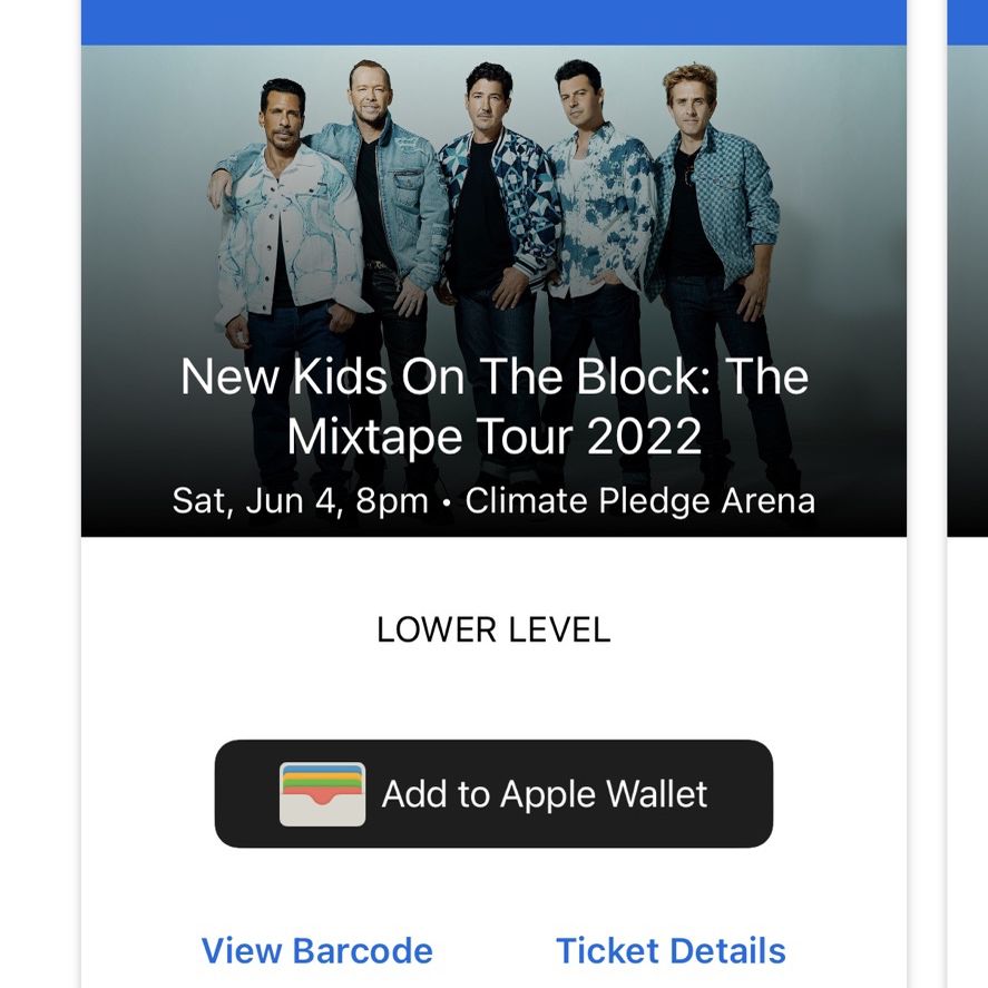 2 New Kids On The Block Tickets