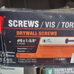 25lb Box of 1 5/8" Drywall Screws