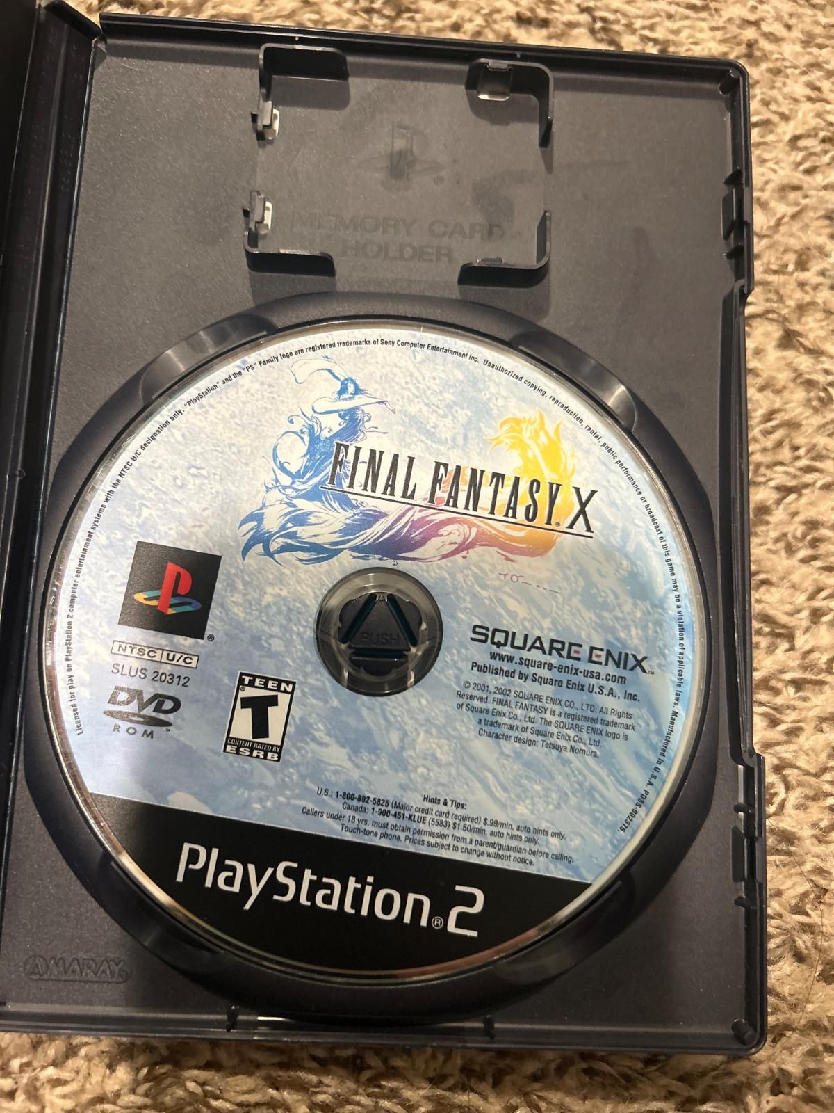 Final Fantasy X Rare Black Label Square Enix Disc