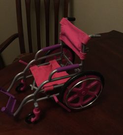 American girl doll wheel chair