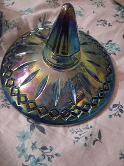 This is a vintage Indiana Glass Princess