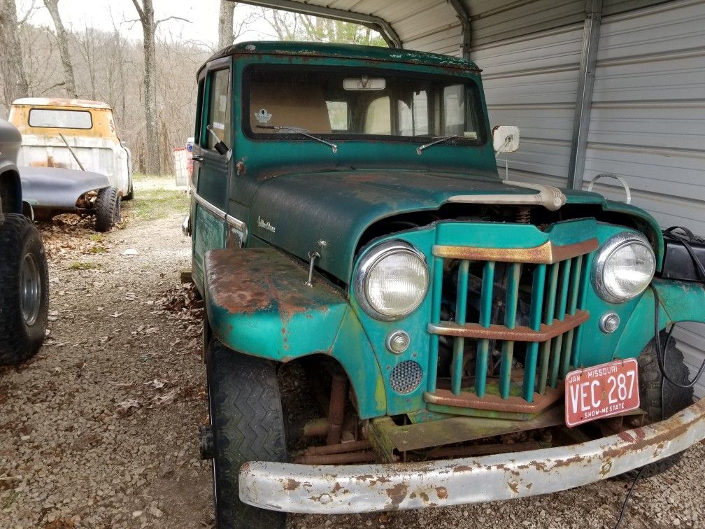 1963 jeep willys station wagon 4x4 with extras