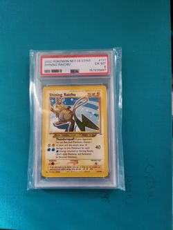 PSA  6 Pokemon Trading Card: Shining Raichu (111/105)