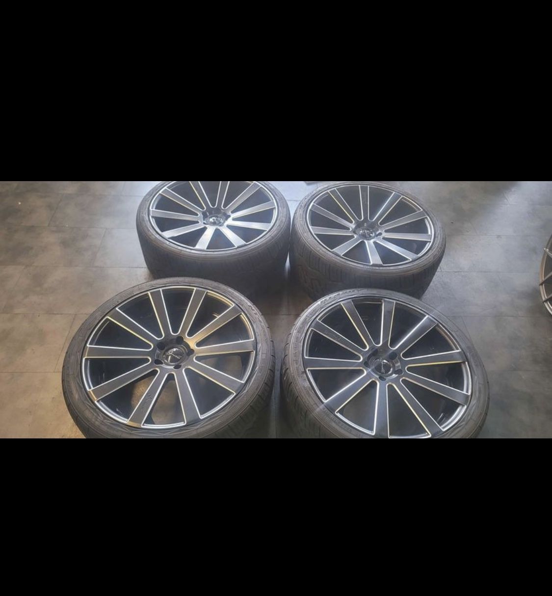 22" Gianelle staggered 5x120 wheels and tires for Sale in Edgewood, MD