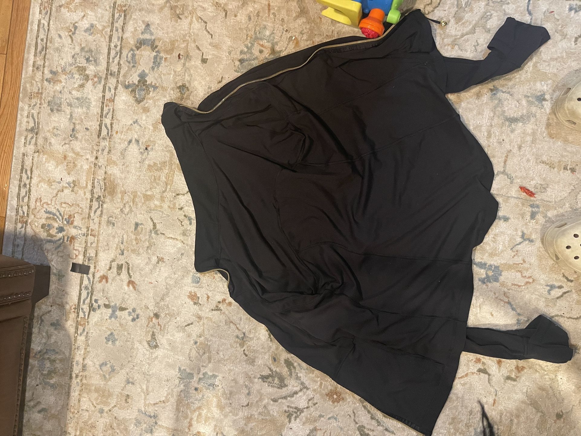 Black Lulu W/ Gold Zipper Size 14