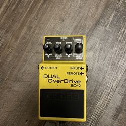 Boss Dual Overdrive SD-2 $65 OBO