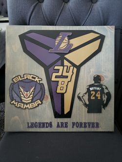 Kobe Bryant Plaque 