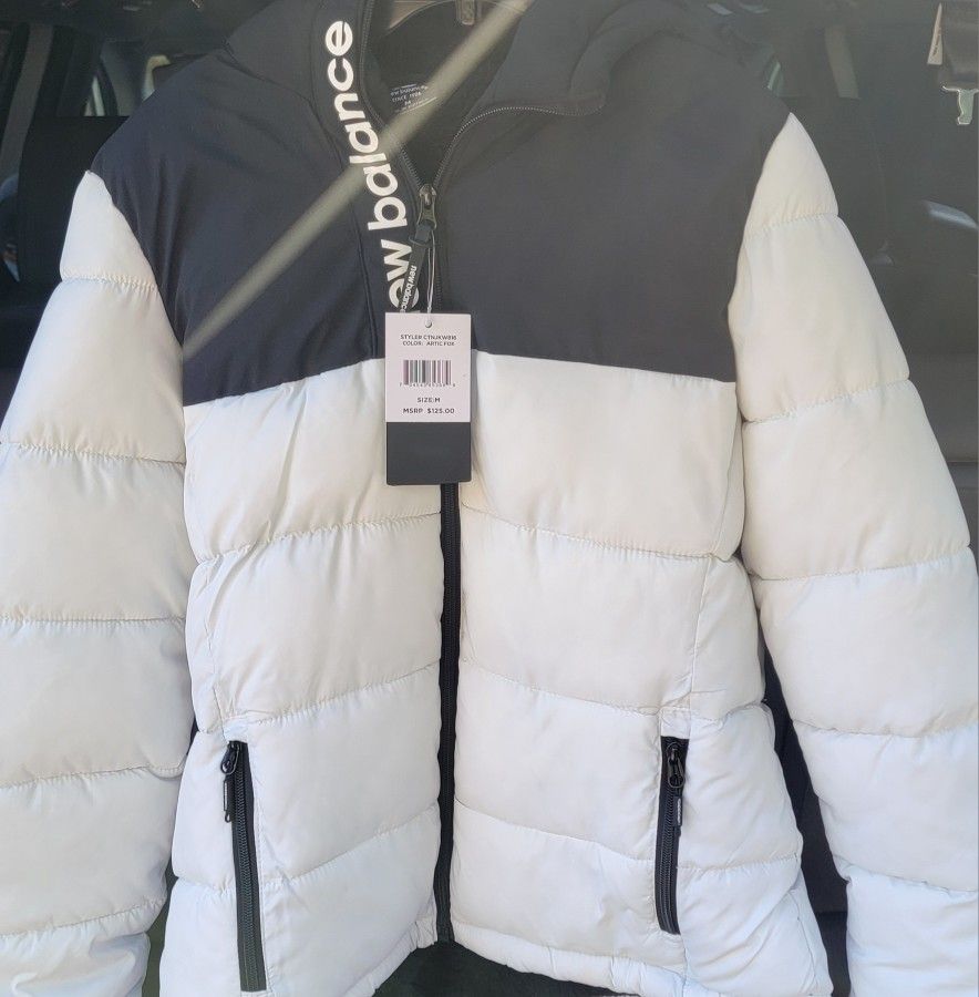 New Balance Womens Puffer Sherpa Jacket *Large*
