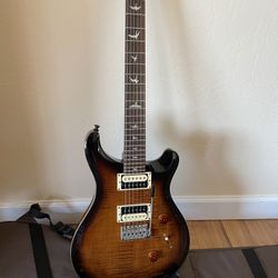 PRS SE Custom 24 Electric Guitar (black Gold Burst)