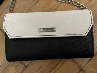 Kenneth Cole Black And White Clutch Purse