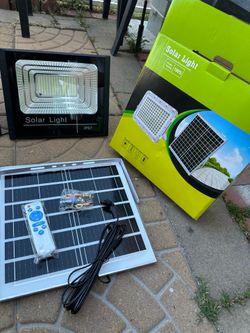 brand new solar lights for exterior $40 each or $75 the pair